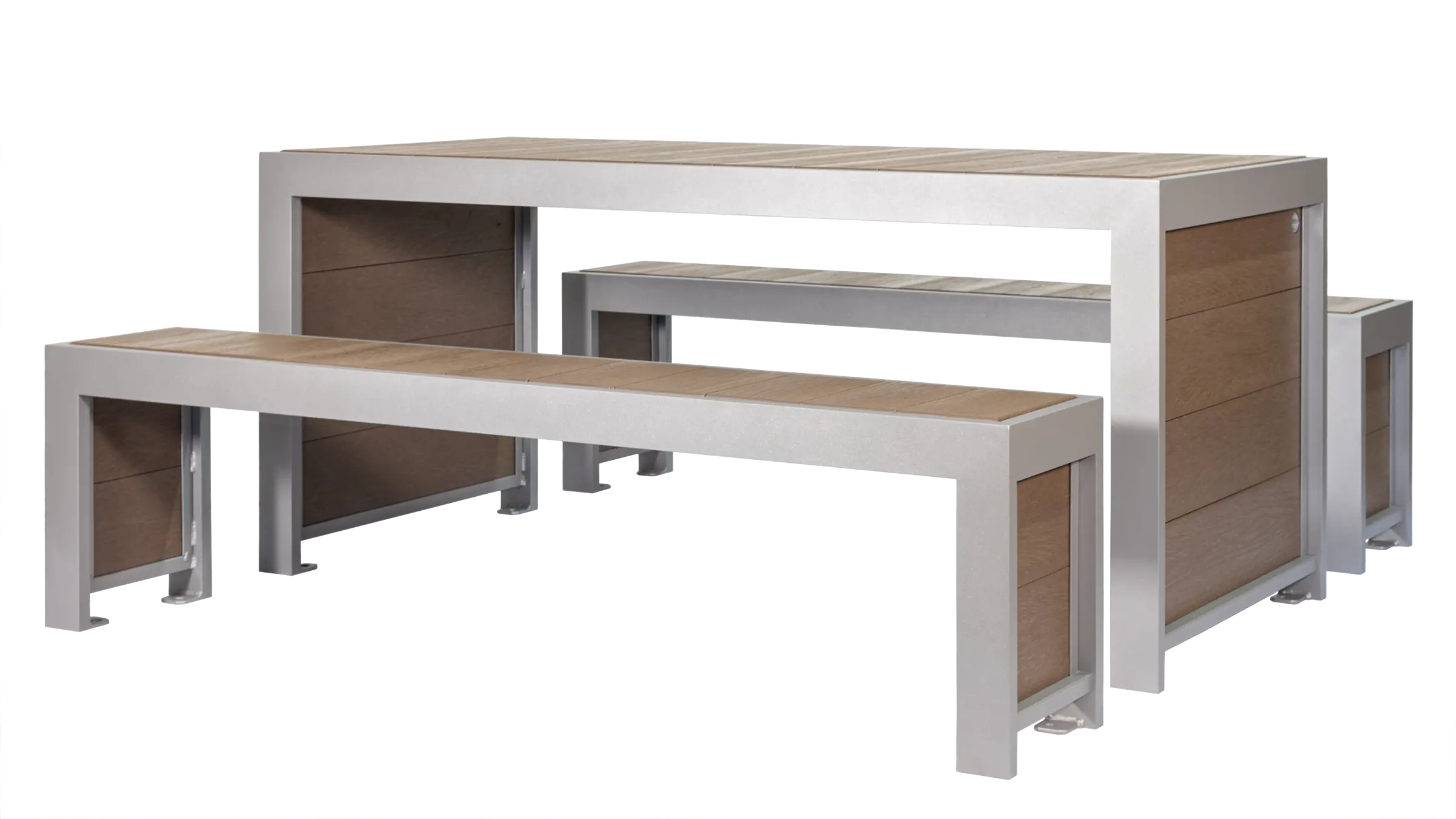 Urban Form Picnic Table - Wishbone Site Furnishings
